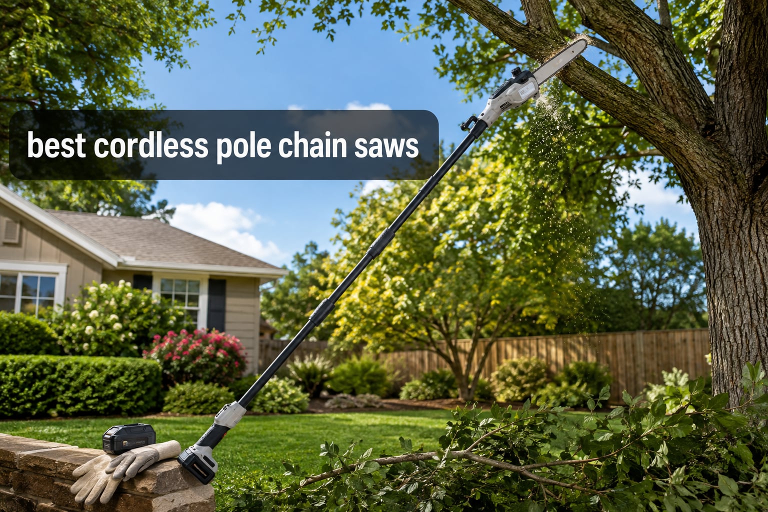 best cordless pole chain saws