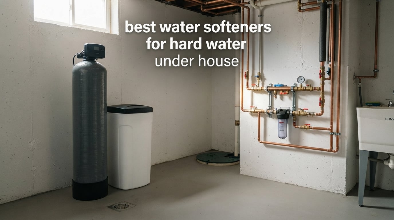 best water softeners for hard water under house