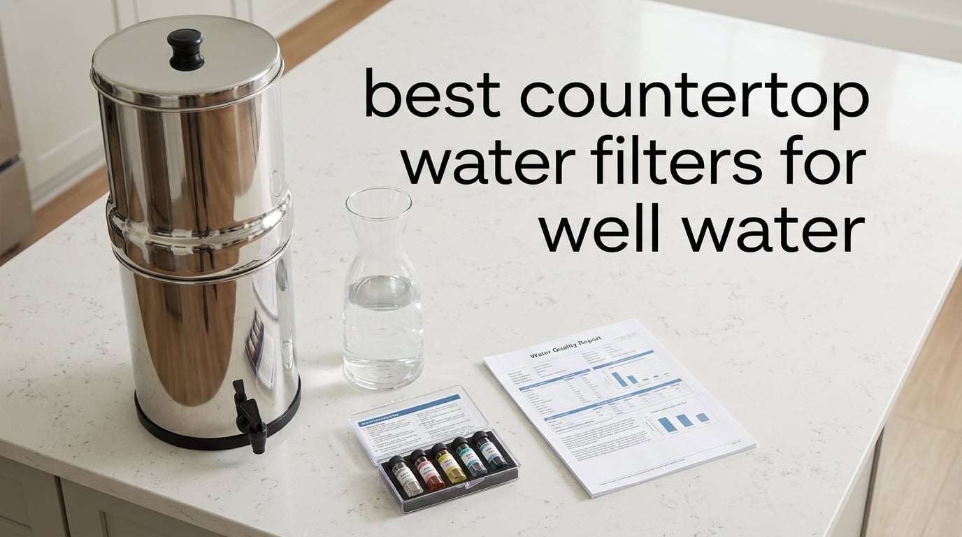best countertop water filters for well water