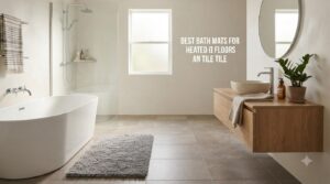 best bath mats for heated floors and tile