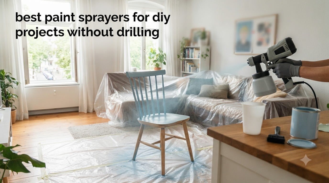 best paint sprayers for diy projects without drilling