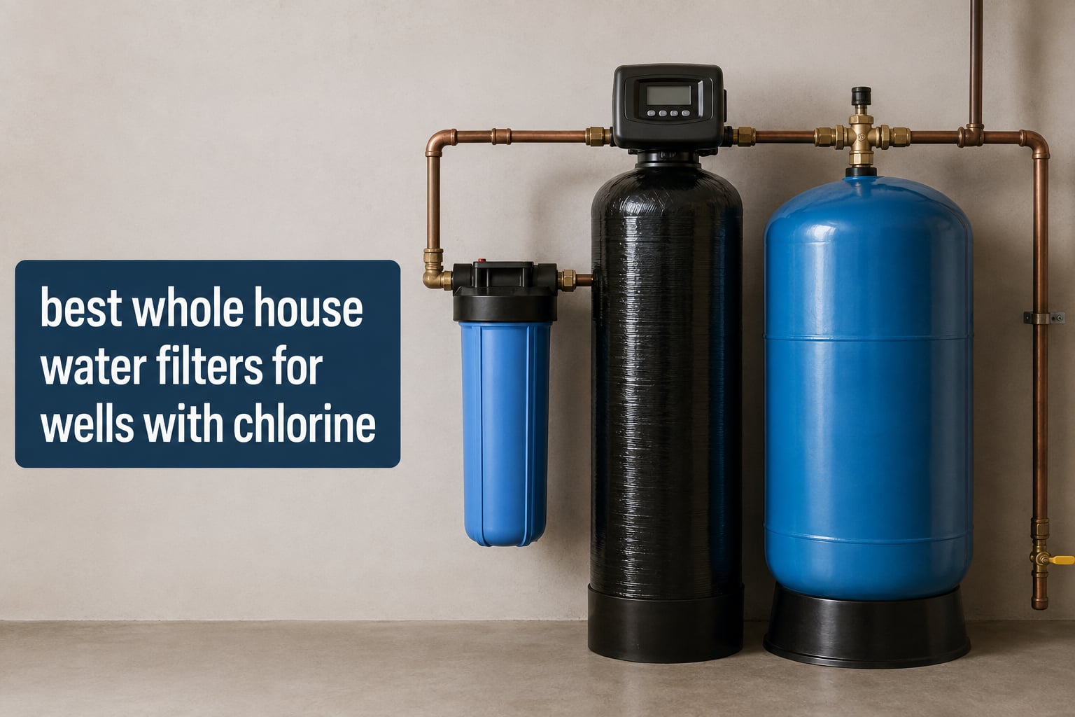 best whole house water filters for wells with chlorine