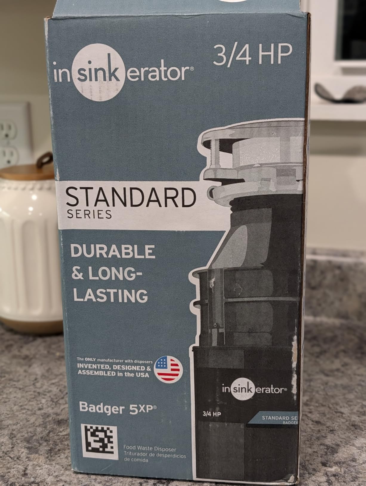 InSinkErator Badger 5XP Garbage Disposal, Badger Series 3/4 HP Continuous Feed Food Waste Disposer customer photo 1