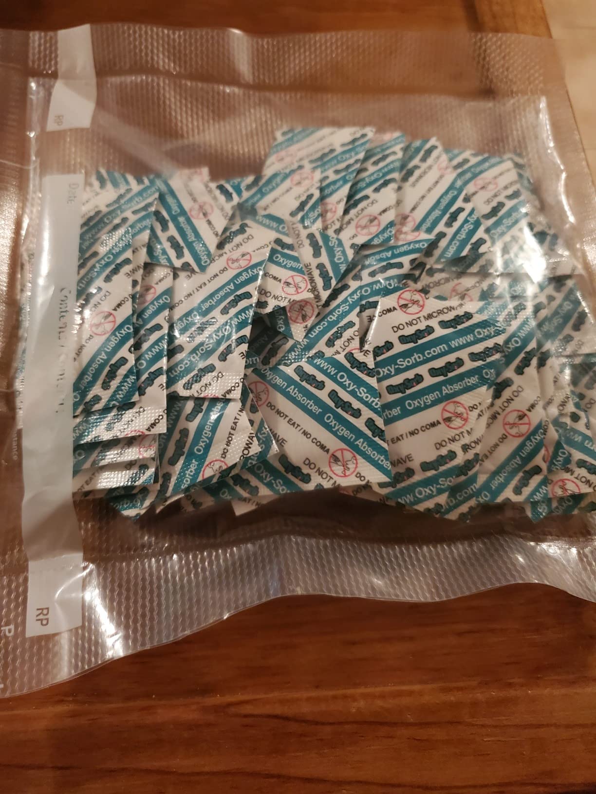 Oxy-Sorb 100cc Oxygen Absorbers for Food Storage 100 Packs, Preserving Food Freshness with Food Grade Oxygen Absorbers for Long-Term Storage, O2 Absorbers Food Grade for Mylar Bags,Mason Jars,Canning customer photo 2