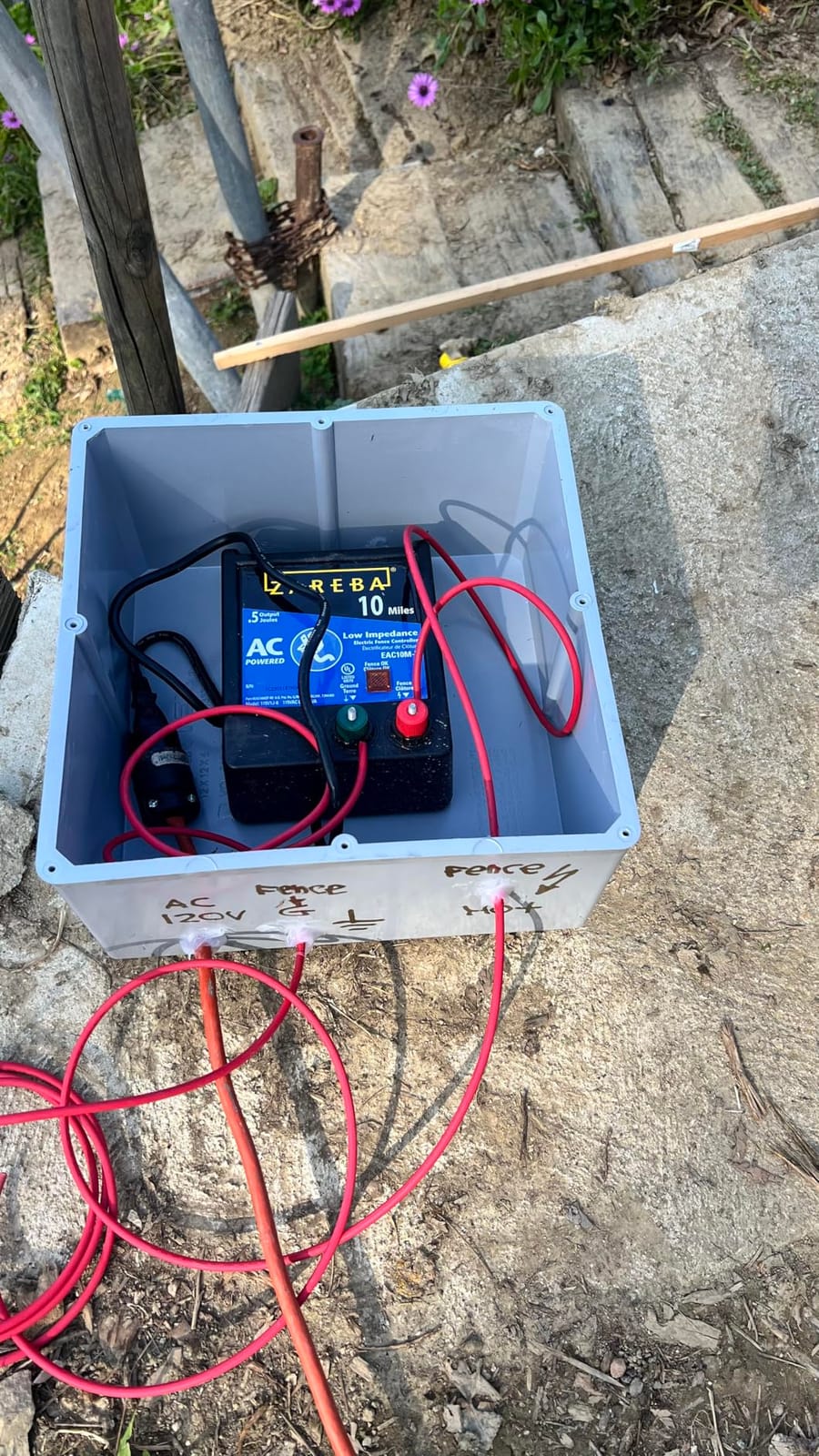Zareba 10 Mile AC Powered Low Impedance Fence Charger, 0.5 Joule Output customer photo 1
