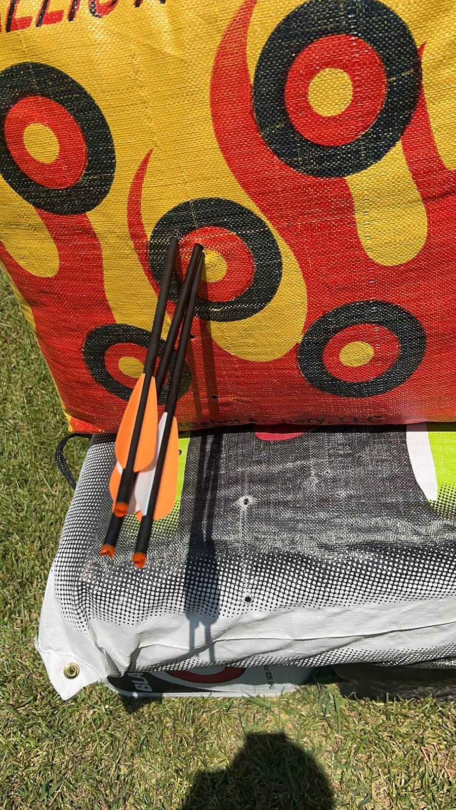 BIGshot Ballistic 450X Archery Target for Crossbow and Compound Bow – Self-Healing Bag Target – 450 FPS Rated – Dual Core Technology – UV Resistant – Easy Arrow Removal – 26
