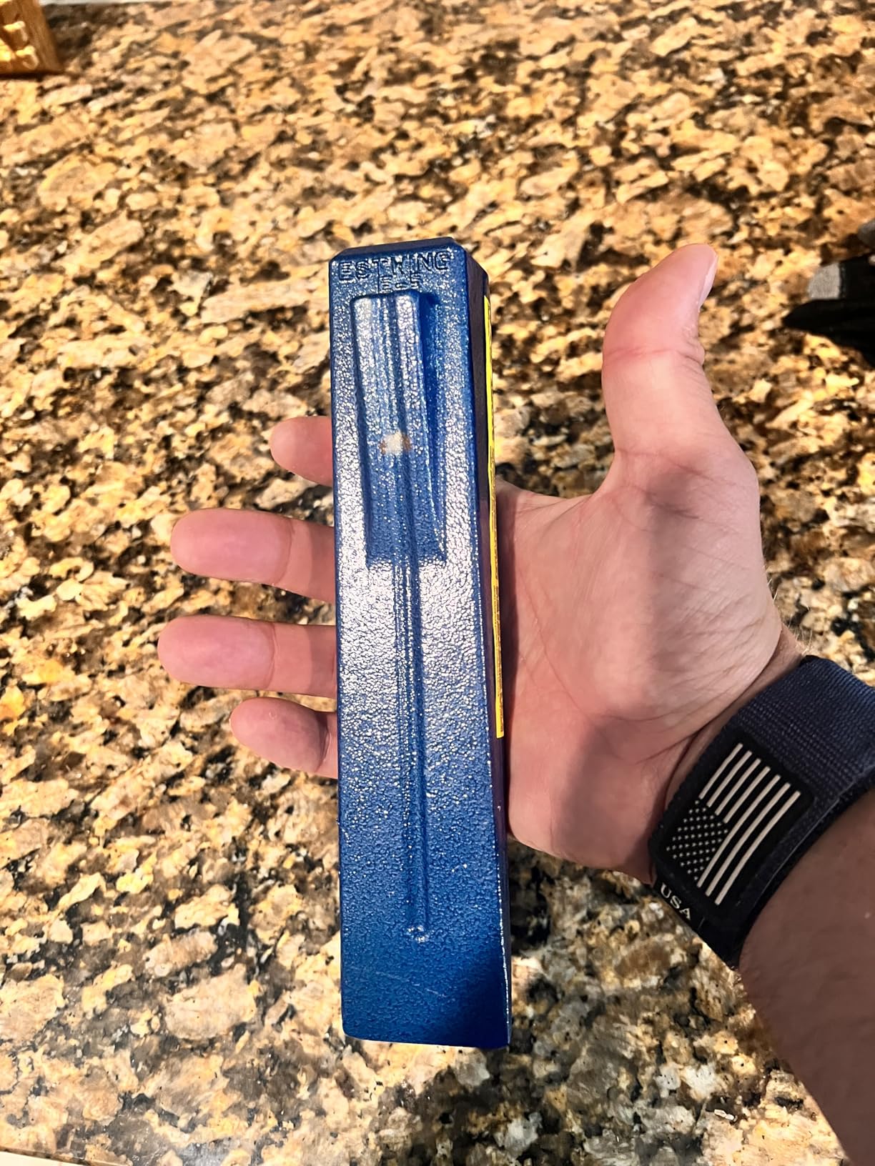 ESTWING Sure Split Wedge, 5lb Solid Steel Wood Splitting Wedge, E-5 customer photo 2