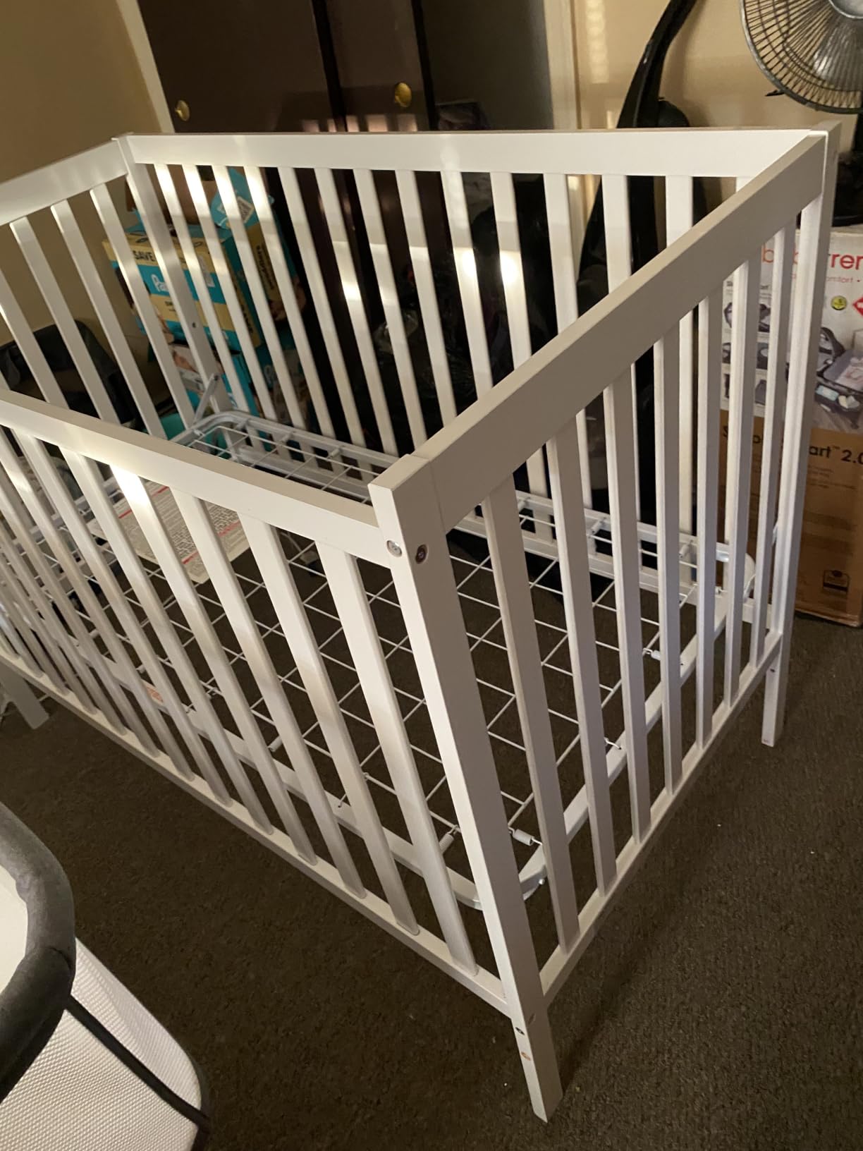 Dream On Me Synergy 5-in-1 Baby Crib, Converts to Toddler Bed, Espresso customer photo 2