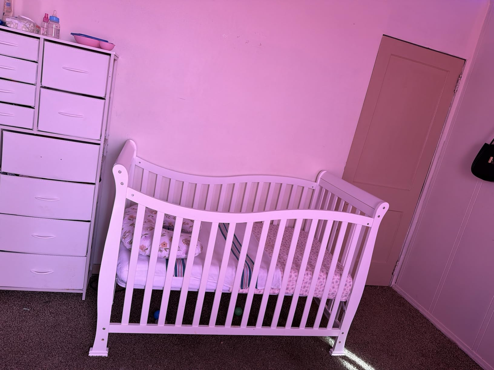 Dream On Me Violet 7-in-1 Crib to Full Size Bed, GREENGUARD Gold, Natural customer photo 1
