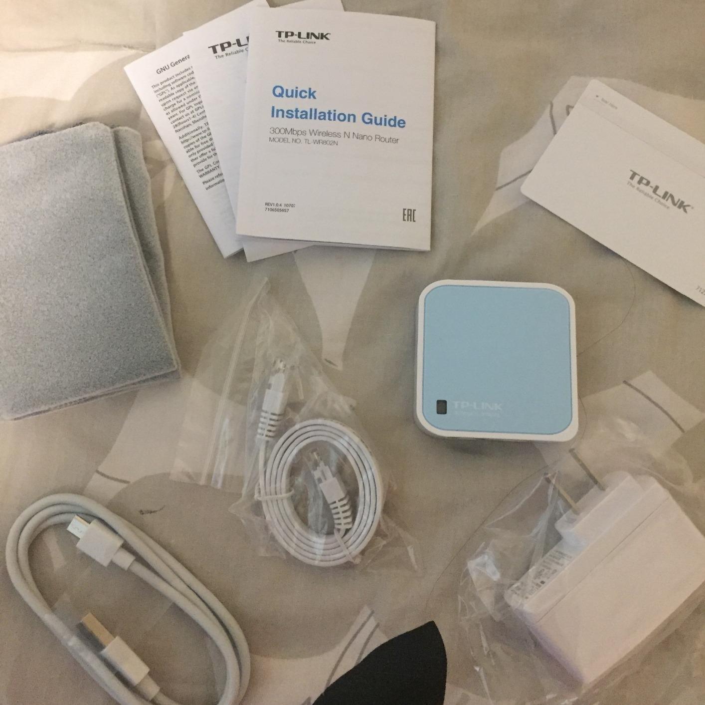 TP-Link N300 Wireless Portable Nano Travel Router, TL-WR802N customer photo 2