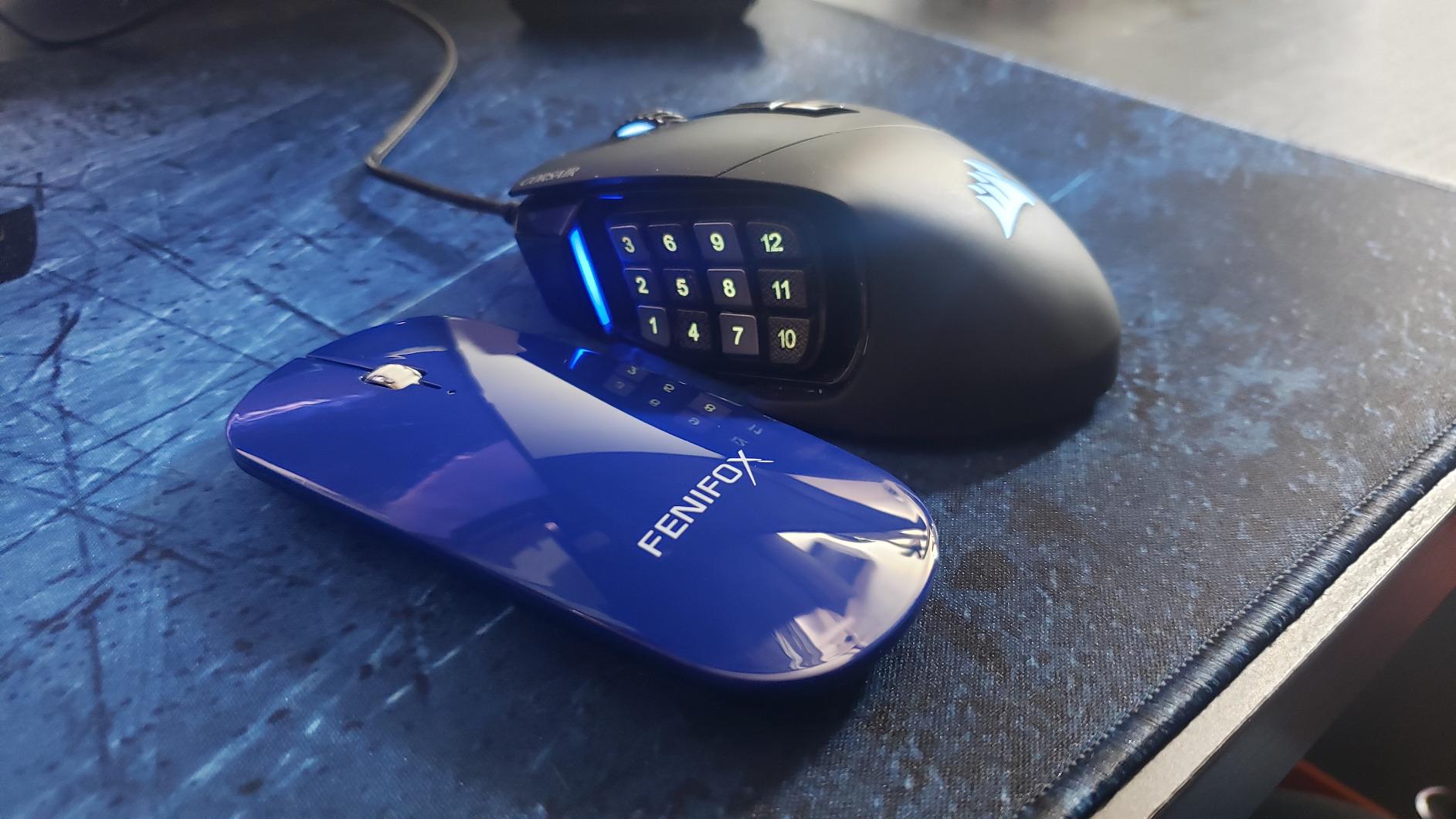 FENIFOX Wireless Bluetooth Mouse, Slim Travel Silent Rechargeable Black customer photo 1