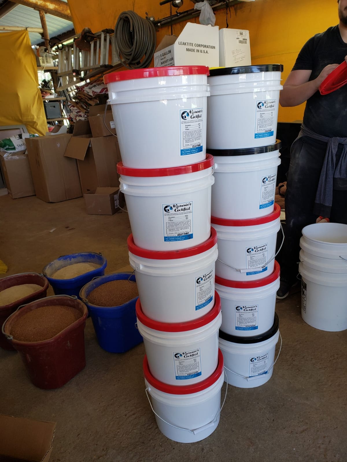 ePackageSupply 3.5 Gallon Bucket, Food Grade w/Lid BPA-Free, 6 Pack/White customer photo 1