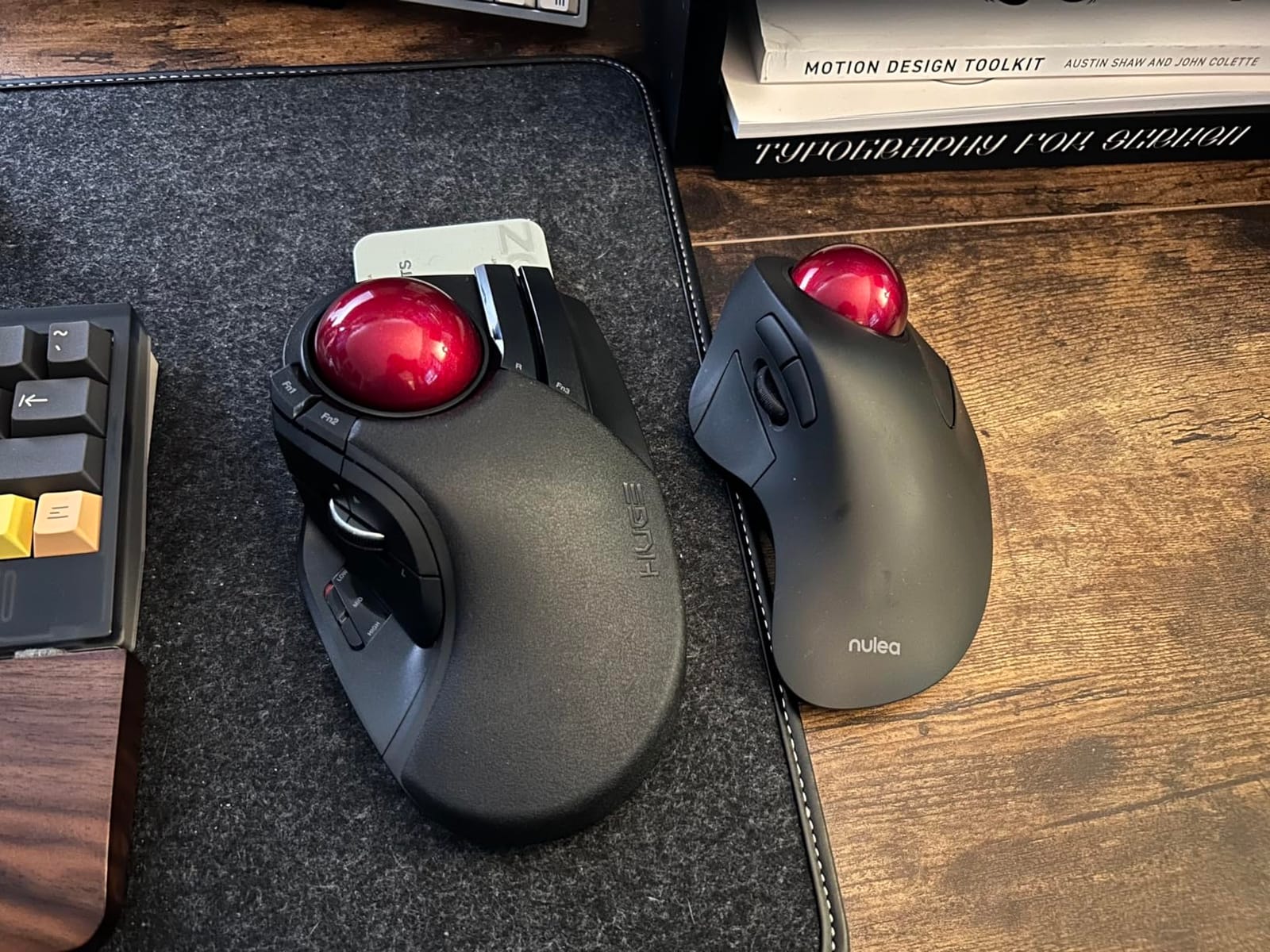 ELECOM Huge Trackball Mouse, 2.4GHz Wireless, Index Finger Control customer photo 2