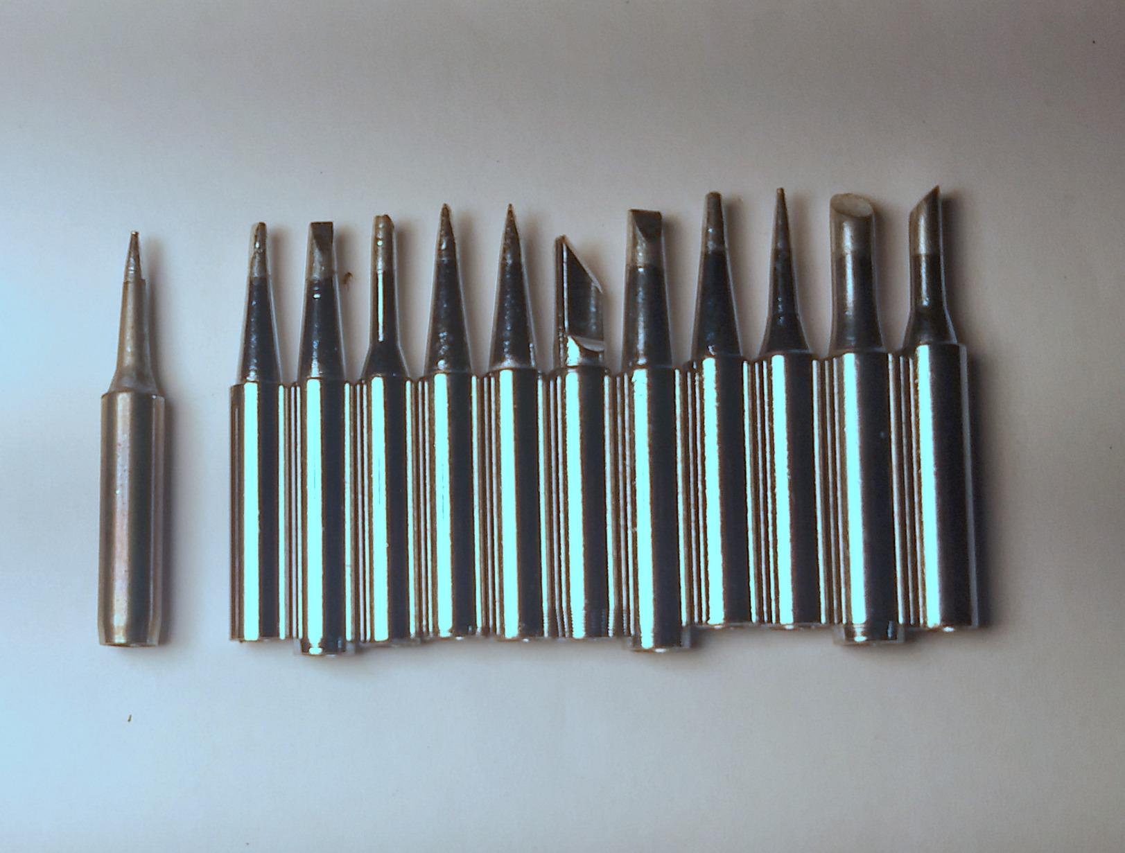 AUSTOR 11 Pcs Soldering Iron Tips Kit 900M-T and 1 Pc Cleaning Cloth customer photo 1