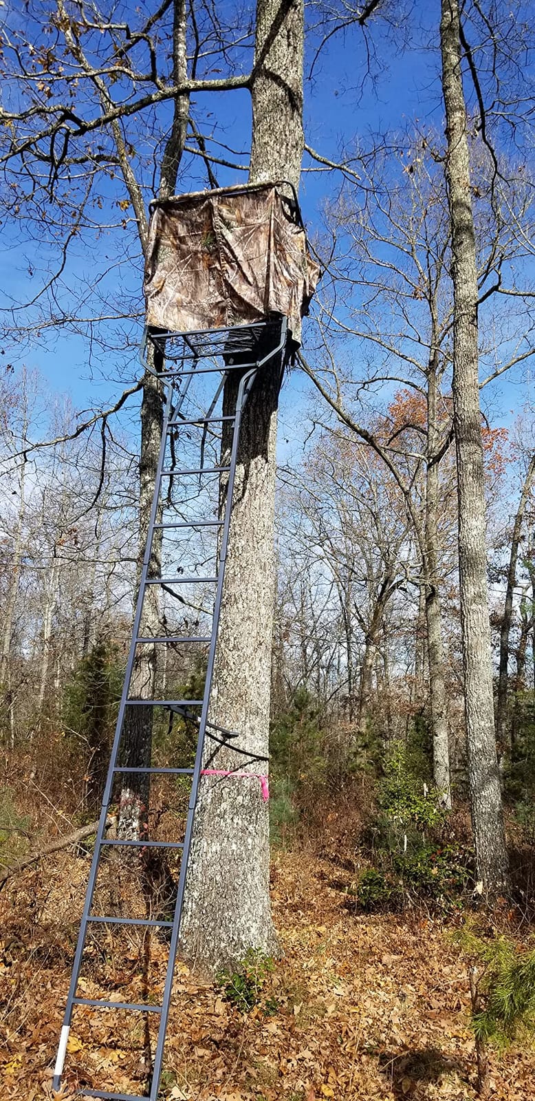 Allen Company Magnetic Treestand Cover Blind Kit - Tree Stand Camo Blind Cover - Quick Set Up and Take Down - Realtree Edge or Mossy Oak Options customer photo 1