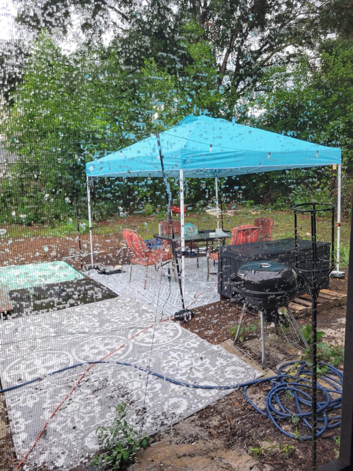 EAGLE PEAK 10x10 Pop Up Canopy Tent Easy Up Canopy Outdoor, Blue customer photo 2