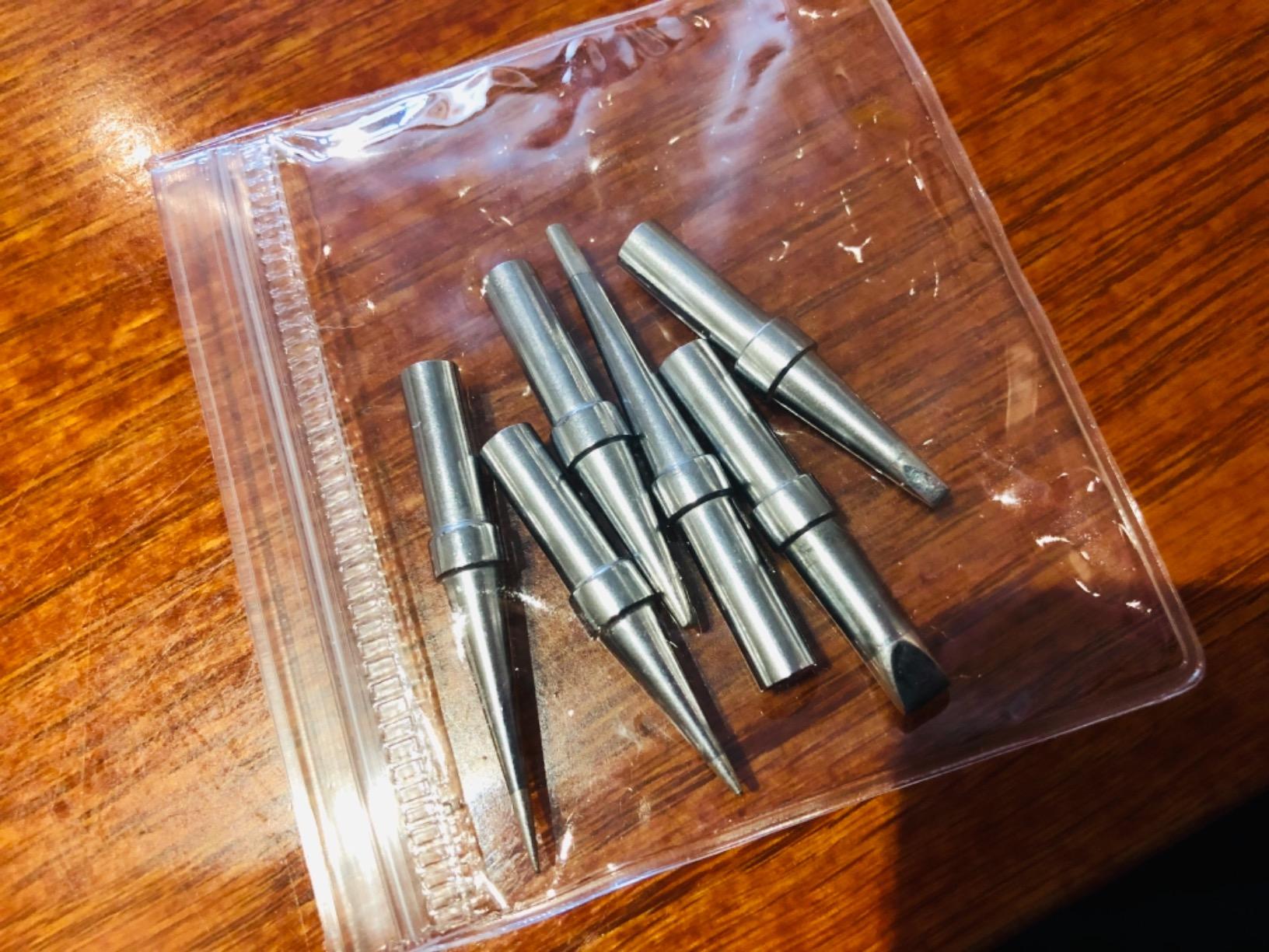 Solder Tips 6pcs for Weller ET Soldering Iron, Replacement Tips for WES51/50,WESD51,PES51 / 50,WE1010NA WCC100 LR21 ET Tip Series (6PCS-01) customer photo 1