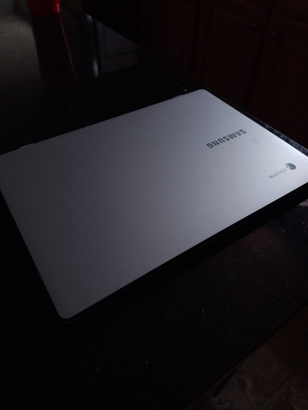 SAMSUNG Galaxy Chromebook 4 11.6” 64GB Laptop Computer w/ 4GB RAM, Gigabit WiFi, HD Intel Celeron Processor, Compact Design, Military Grade Durability, US Version, Silver customer photo 1