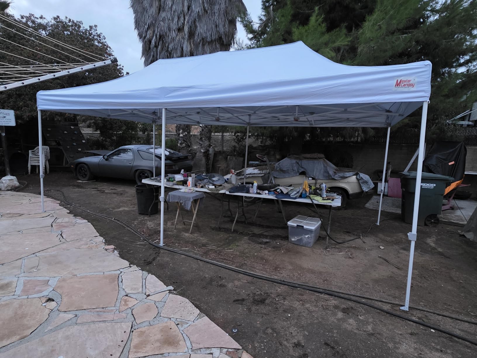 MASTERCANOPY 10x10 Heavy Duty Pop Up Canopy Tent with Roller Bag(Black) customer photo 1