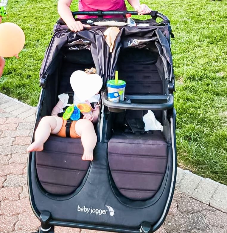 Baby Jogger® City Mini GT2 All-Terrain Side by Side Double Stroller, Twin Stroller for Newborns and Toddlers, Compatible with Britax, Cybex, Graco, and Maxi Cosi Infant Car Seats, Jet Black customer photo 2