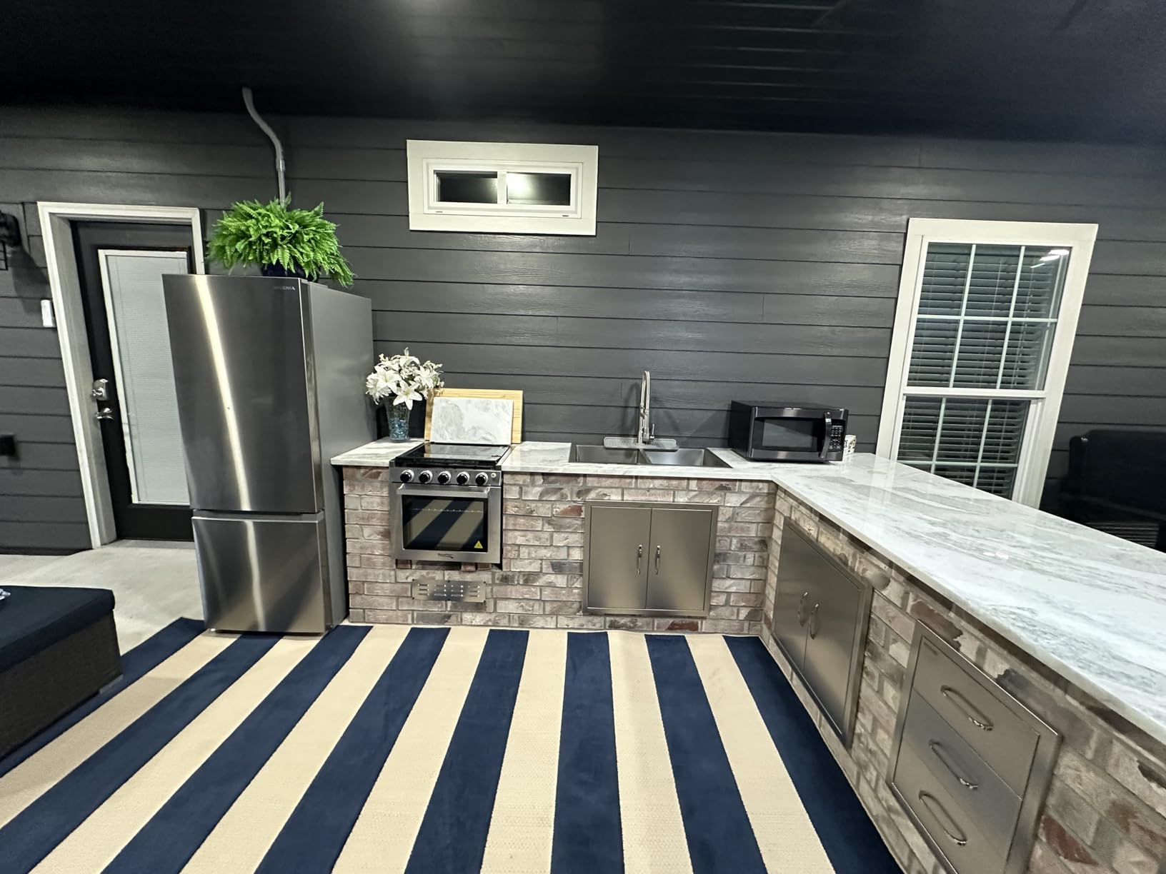 RecPro RV 3-Burner Gas Range, Silver, 1.8 Cu. Ft., No Range Hood customer photo 2