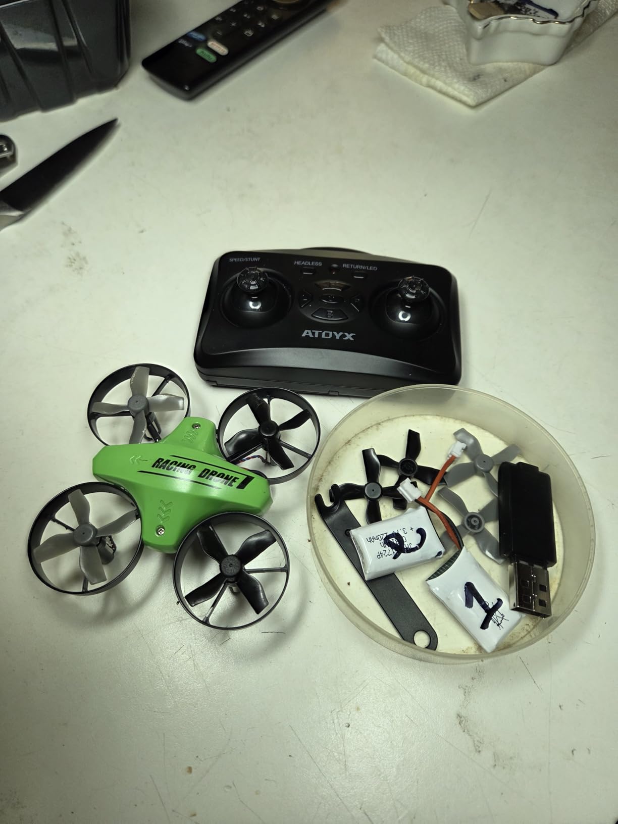 Mini Drone, Hand Operated & RC Nano Quadcopter for Kids & Beginners Indoor, with 3 Batteries, Throw to Go, Flips, Obstacle Avoidance, Children's Day Gift & Christmas Gift for Boys Girls -Yellow customer photo 1