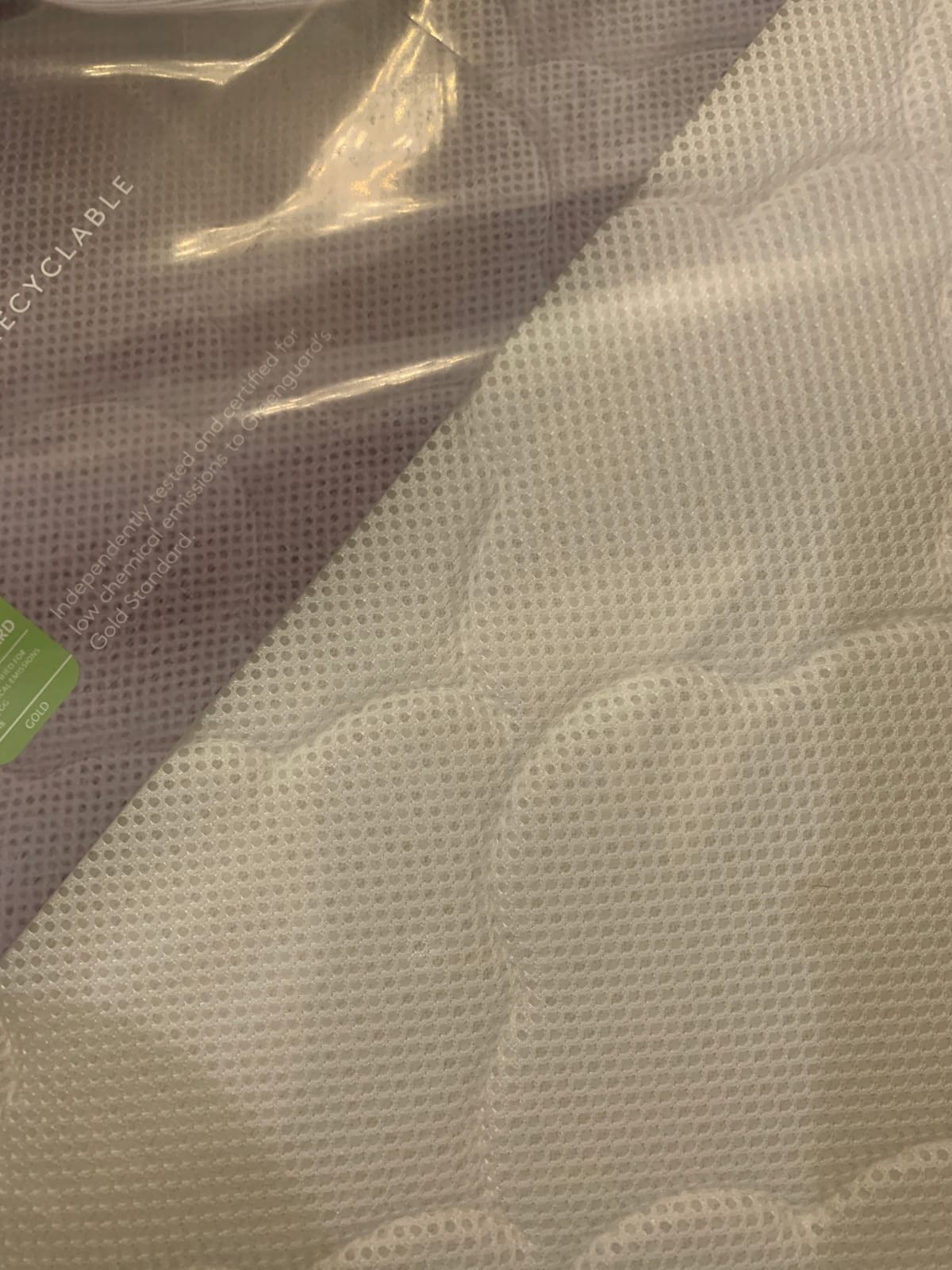 Newton Baby Waterproof Crib Mattress, Breathable & Washable - White customer photo 1