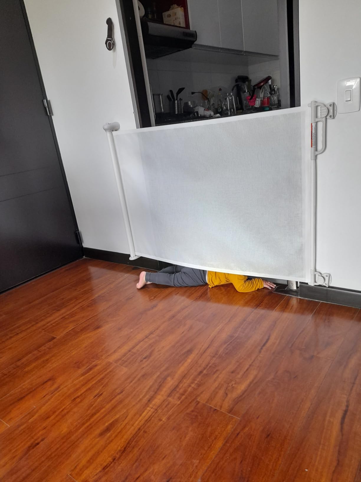 Momcozy Retractable Easy-to-Use Mesh Baby Gate customer photo 2
