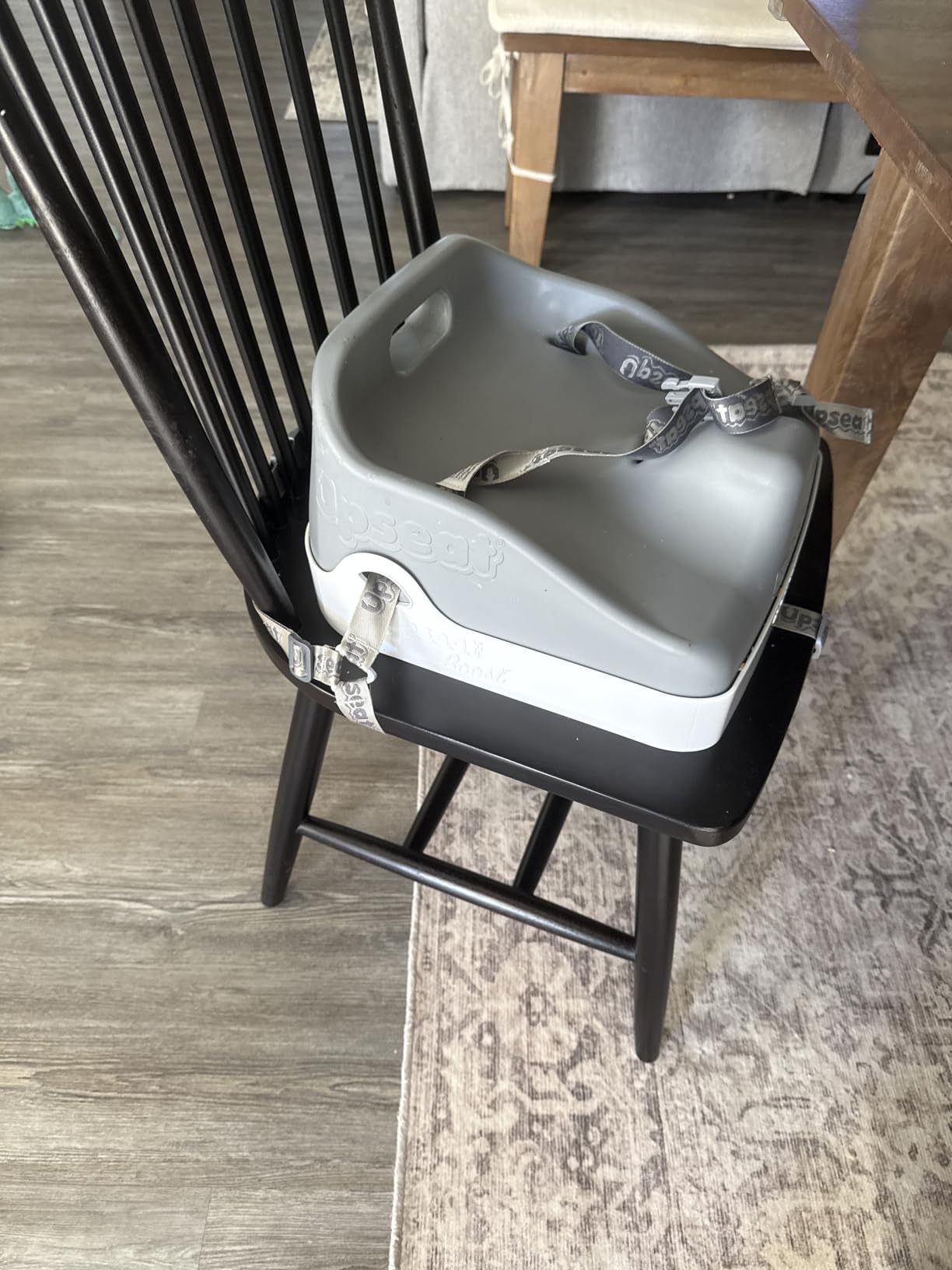 Upseat Boost - The Original Ergonomic Toddler Booster Seat for Dining Table, Developed with Physical Therapists to Encourage Posture, Adjustable Height, Easy to Wipe Clean, and Travel-Friendly customer photo 2