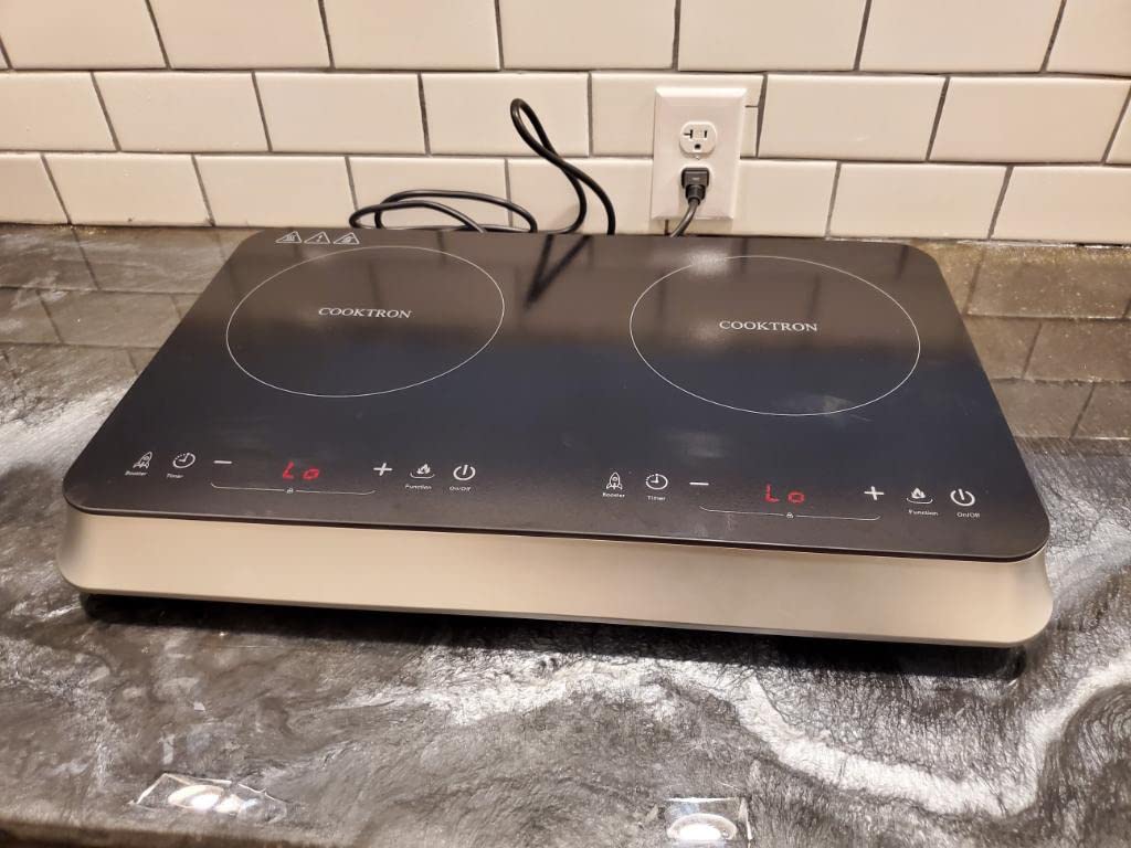 COOKTRON Portable Induction Cooktop 2 Burner, 1800W with Booster customer photo 1