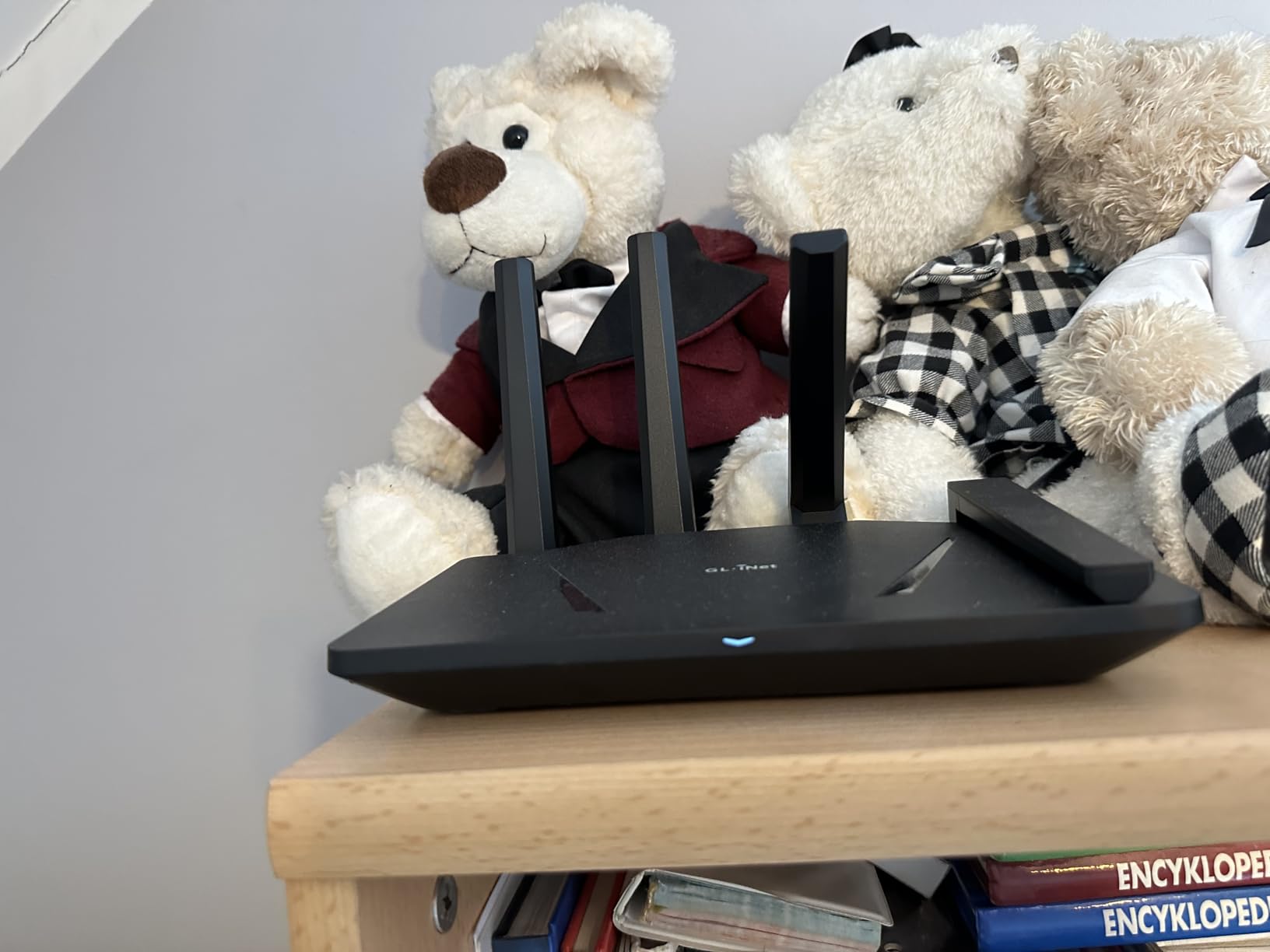 GL.iNet GL-AX1800(Flint) WiFi 6 Router -Dual Band Gigabit Wireless Internet Router | 5 x 1G Ethernet Ports | Up to 120 Devices | OpenVpn&WireGuard customer photo 2