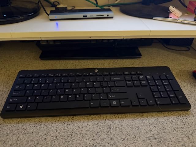 HP 230 Wireless Keyboard - Wireless Connection - Low-Profile, Quiet Design - Windows & Mac OS - Laptop, PC Compatible - Shortcut Keys & Number Pad - Long Battery Life (3L1E7AA#ABA),Black customer photo 1