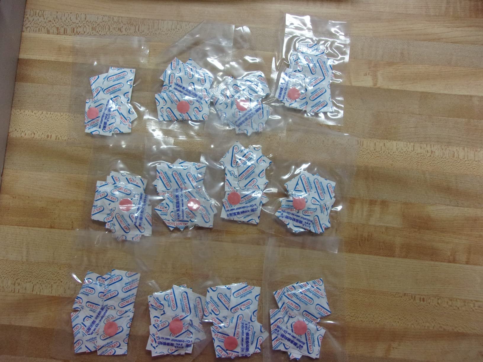 120 Packs 500CC Food Grade Oxygen Absorbers (10 Pack in Individual Vacuum Bag ) , Oxygen Absorbers For Long Term Food Storage with Oxygen Indicator , Works in Mylar Bags, Mason Jars, and Vacuum Bags customer photo 2