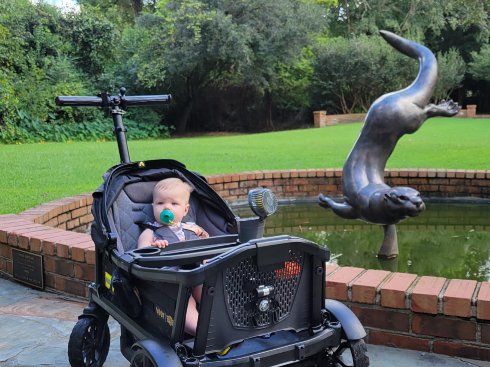 Veer All-Terrain Cruiser XL | Premium Off-Road Wagon Stroller for Babies, Toddlers, and Kids | Push/Pull/Push-Along Steering for Uneven Terrain | JPMA Certified | Lightweight and Collapsible | 4 Seats customer photo 2