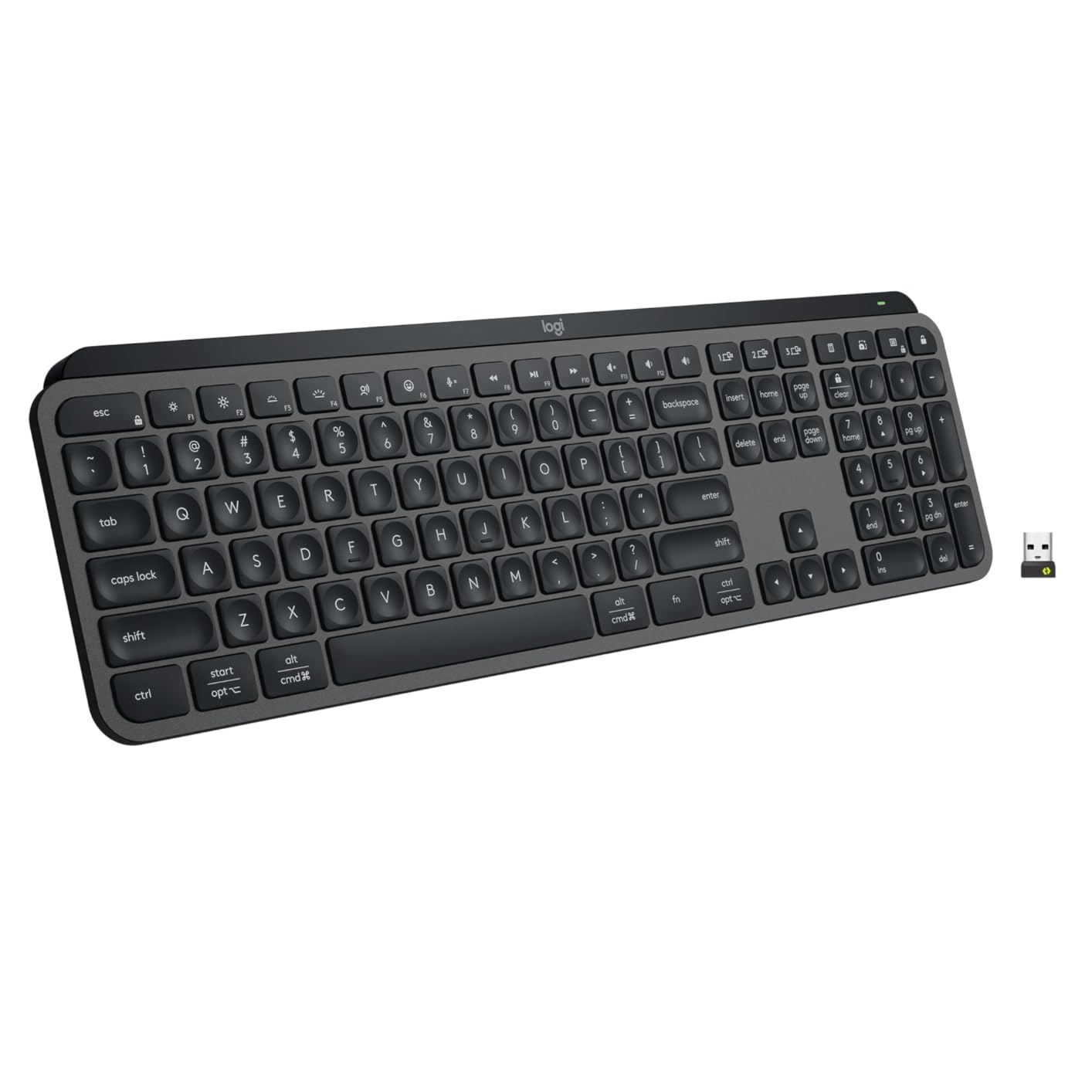 Logitech MX Keys S Wireless Keyboard Low Profile Fluid Precise - Graphite customer photo 1
