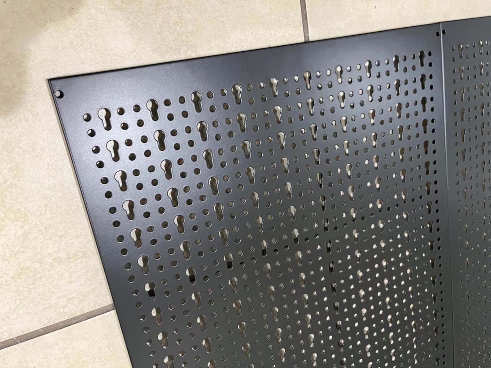 Ultrawall Peg Board Wall Organizer 4 ft. Metal Garage Wall Pegboard customer photo 1