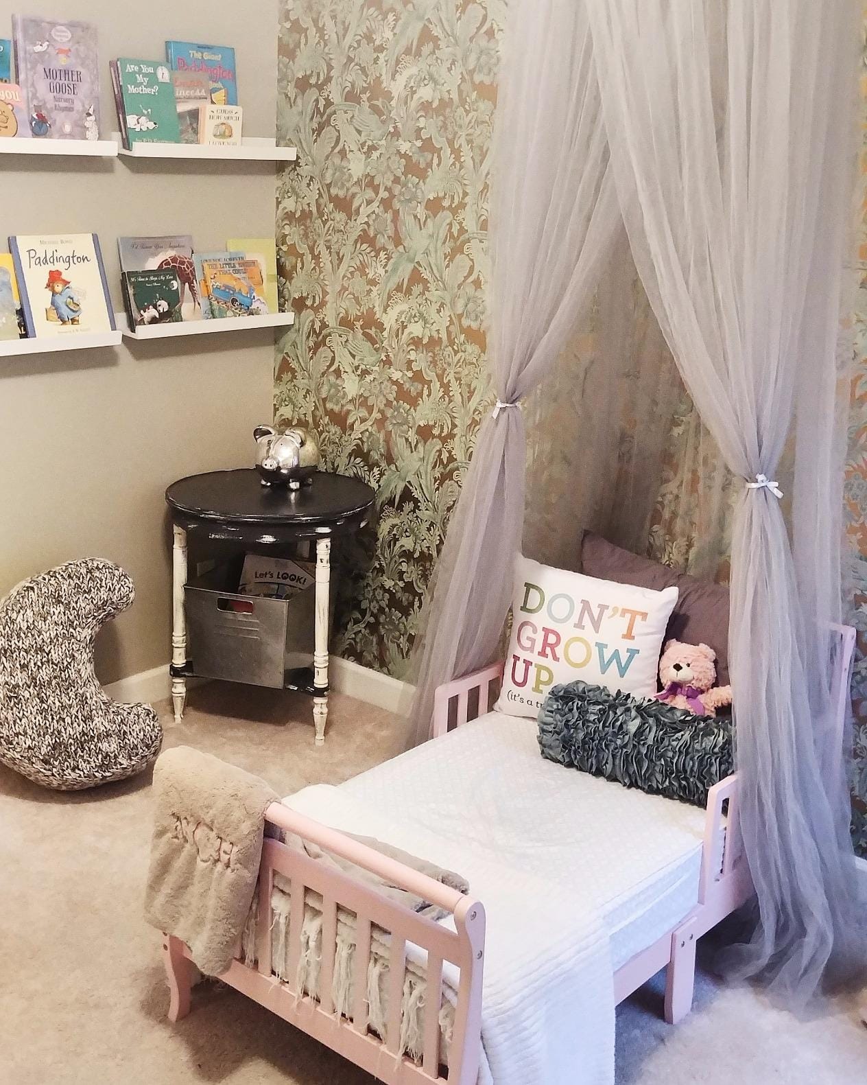 Dream On Me Holland Toddler Bed, Low-to-Floor Platform, White customer photo 2