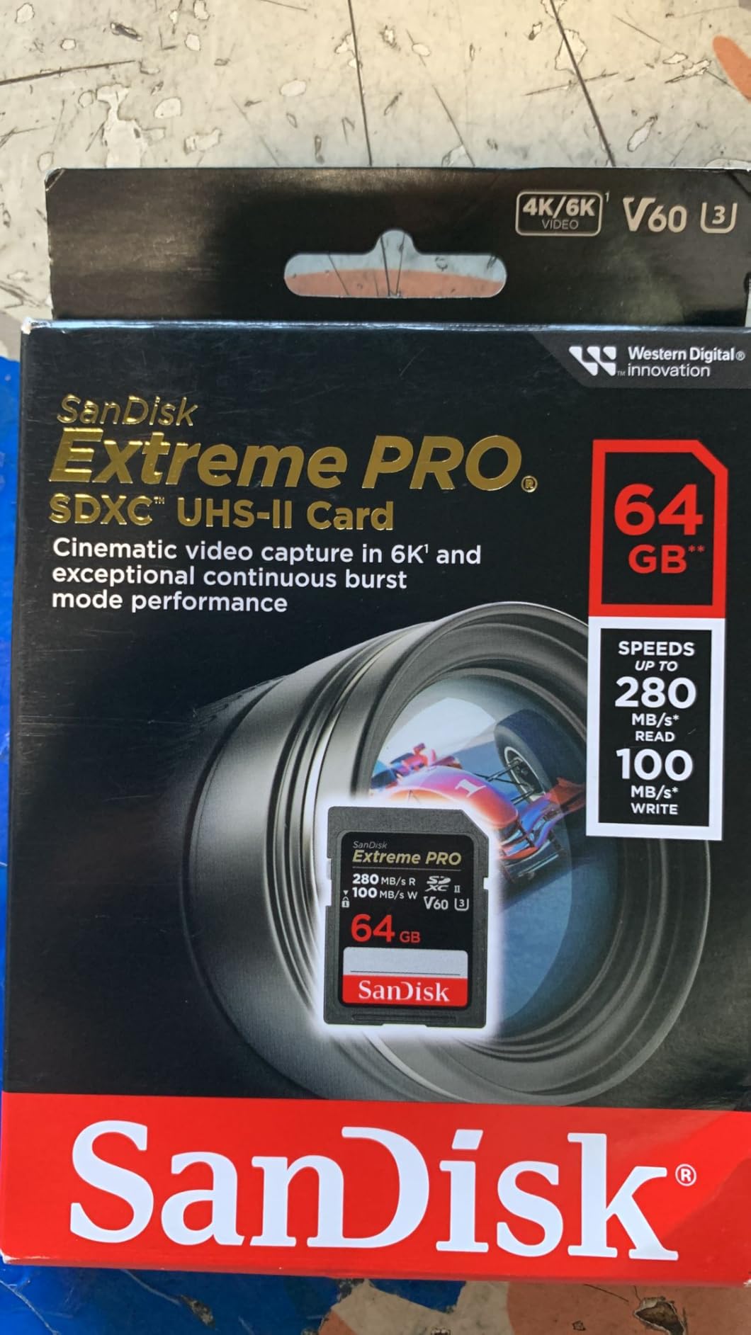 SANDISK 256GB Extreme PRO SD Memory Card, Up to 280MB/s Read Speeds, UHS-II customer photo 2