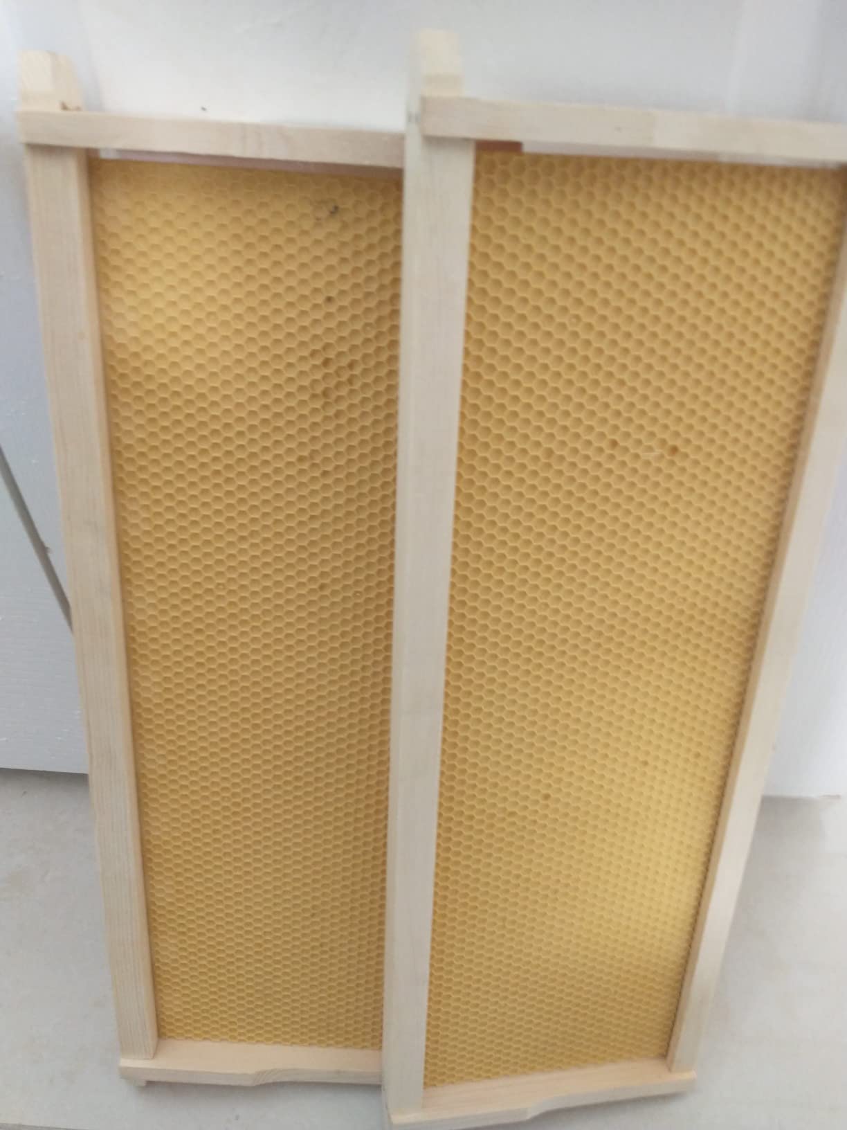 10-Frame Langstroth Bee Hive Complete Bee Hive Kit Beeswax Coated Include Beehive Frames and Waxed Foundation Sheets for Beekeeper (2 Deep Beehives Box & 1 Medium Box, Unassembled) customer photo 1