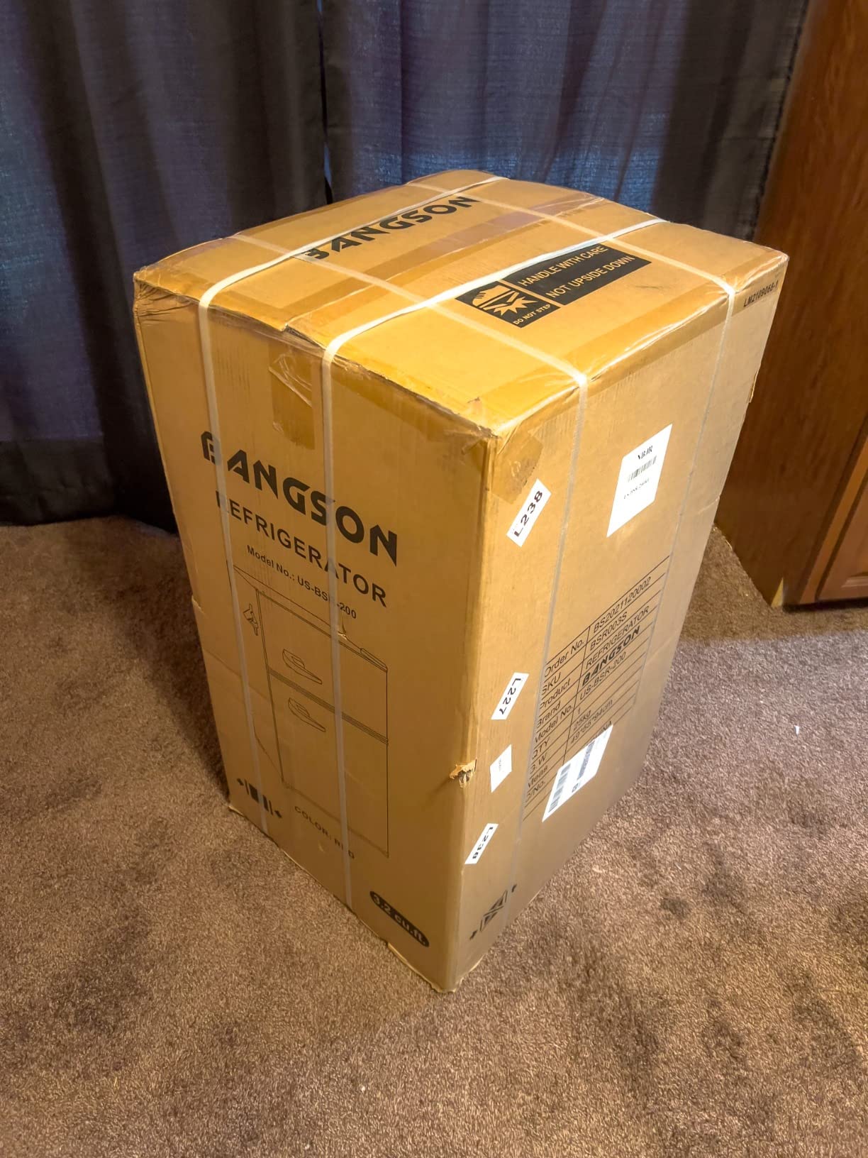 BANGSON 3.2 CU.FT Mini Fridge with Freezer for Bedroom Office Black customer photo 1
