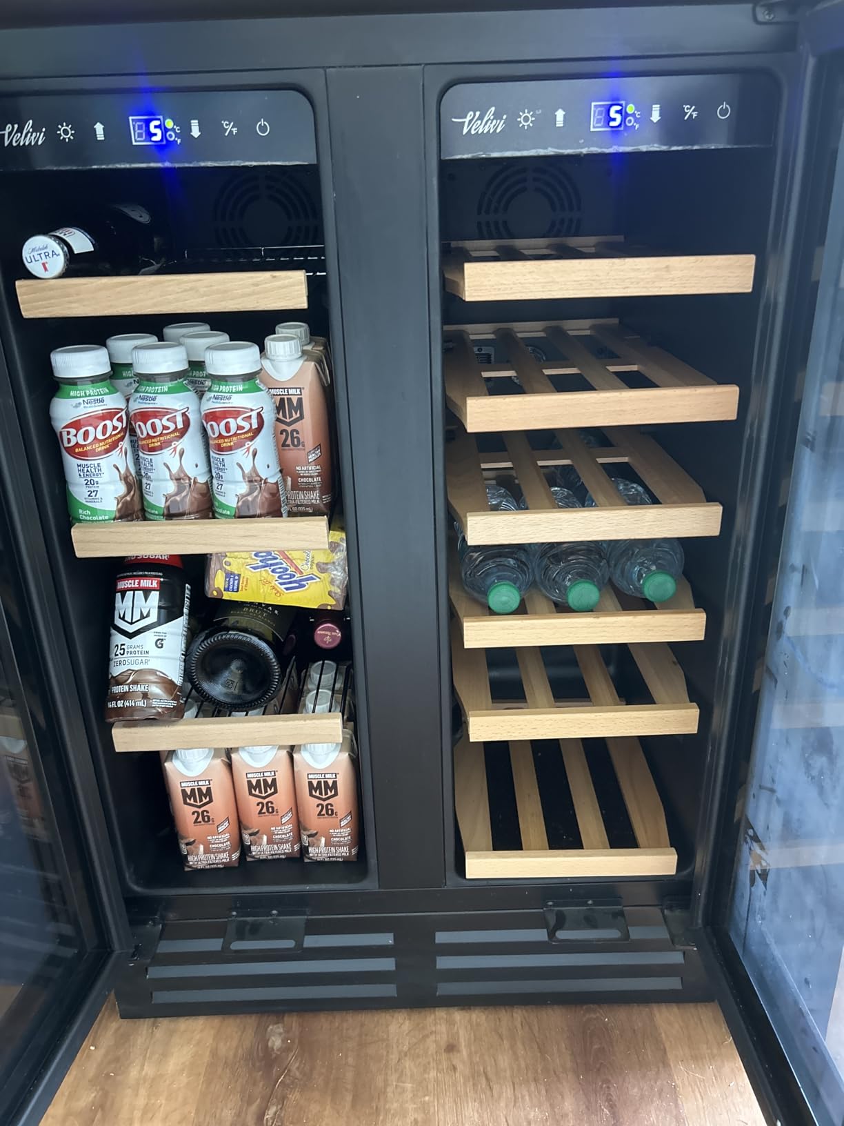 Velivi 24''Beverage Refrigerator Undercounter Wine and Beverage Fridge customer photo 2