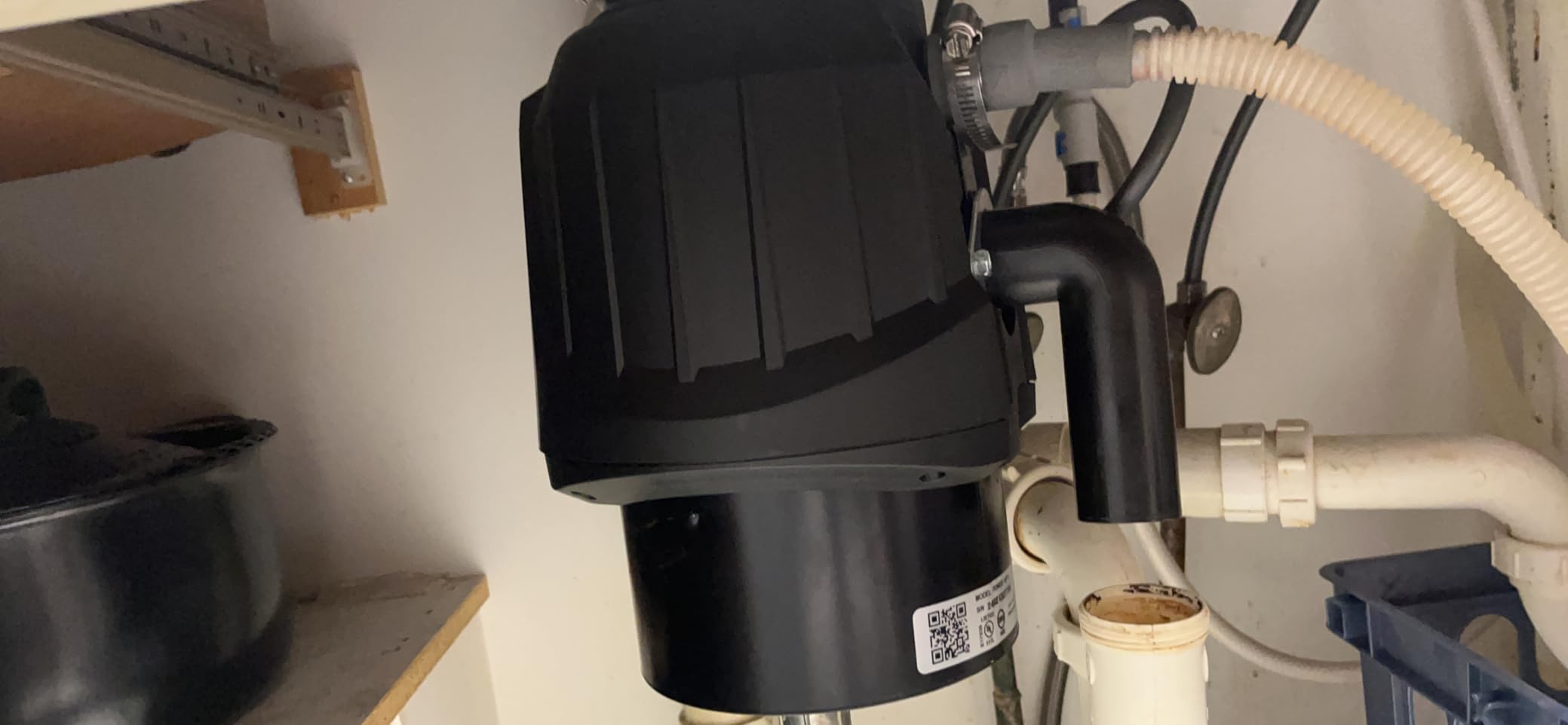 InSinkErator Power 1HP, 1 HP Garbage Disposal, Power Series EZ Connect Continuous Feed Food Waste Disposer, Black customer photo 2