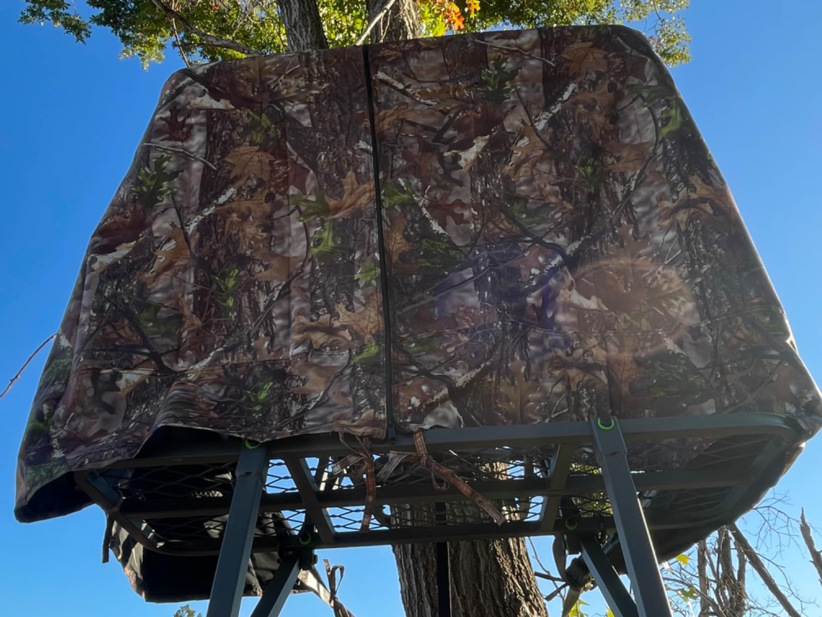 Hunting Tree Stand Camo Blinds Cover with Zipper(Frames Not Included) customer photo 1