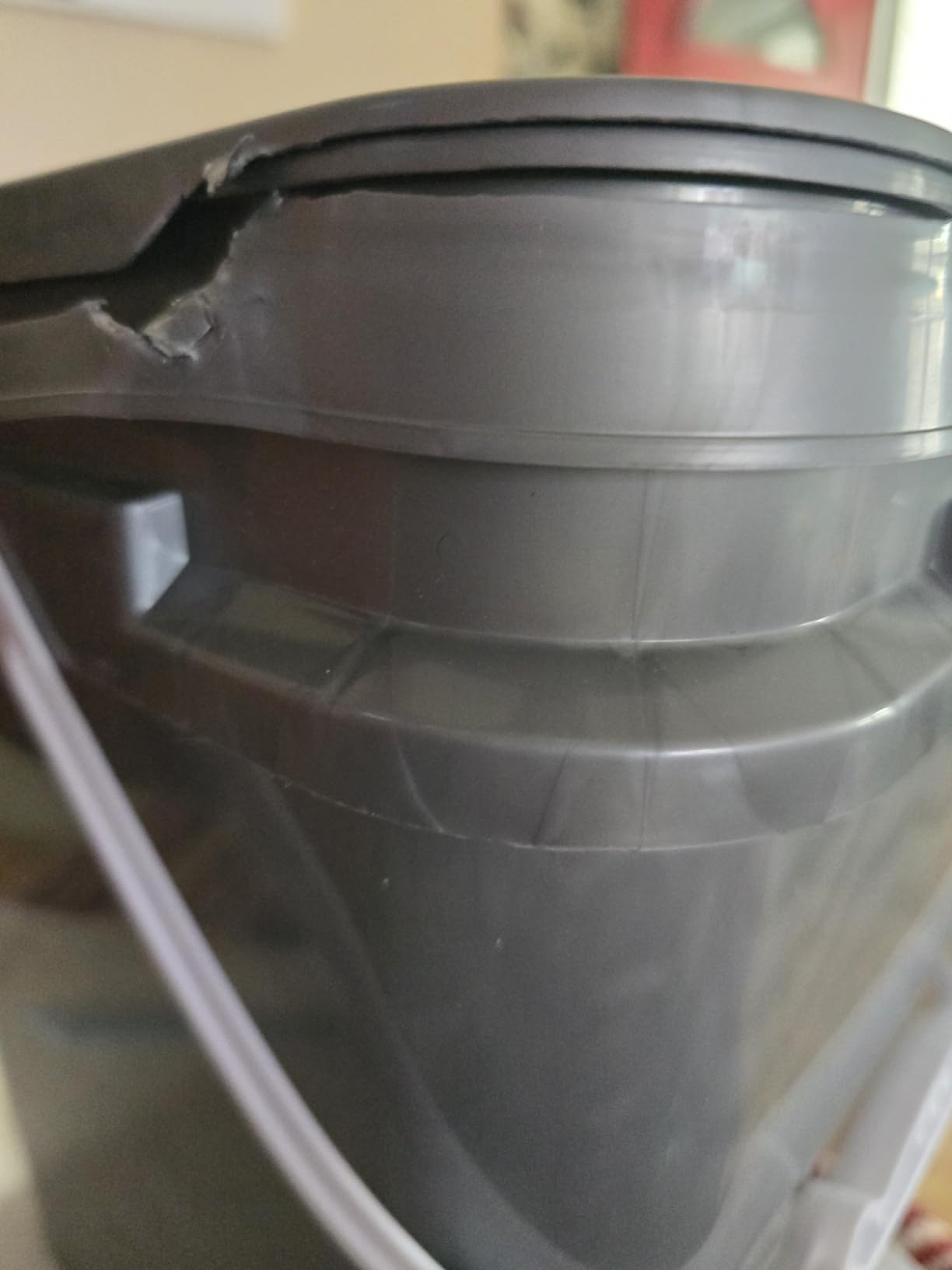 Mumufy 5 Pcs 3.5 Gallon Square Food Grade Bucket with Lid, Gray customer photo 1