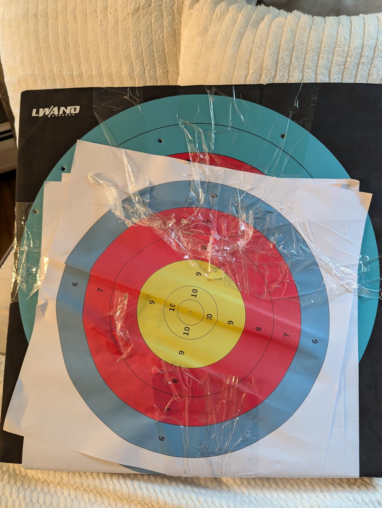 LWANO 20'' Foam Target High-Density Archery Bow & Arrow Target for Backyard customer photo 2