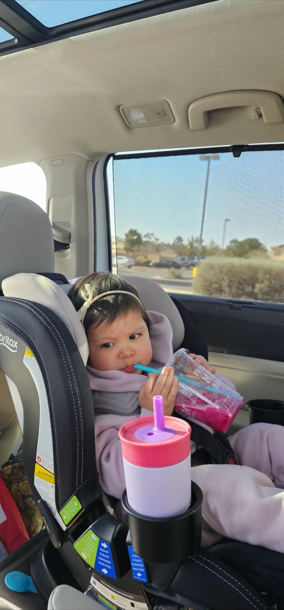 Britax Poplar S Convertible Car Seat, 2-in-1 Car Seat with Slim 17-Inch Design, ClickTight Technology, Ruby Onyx customer photo 1