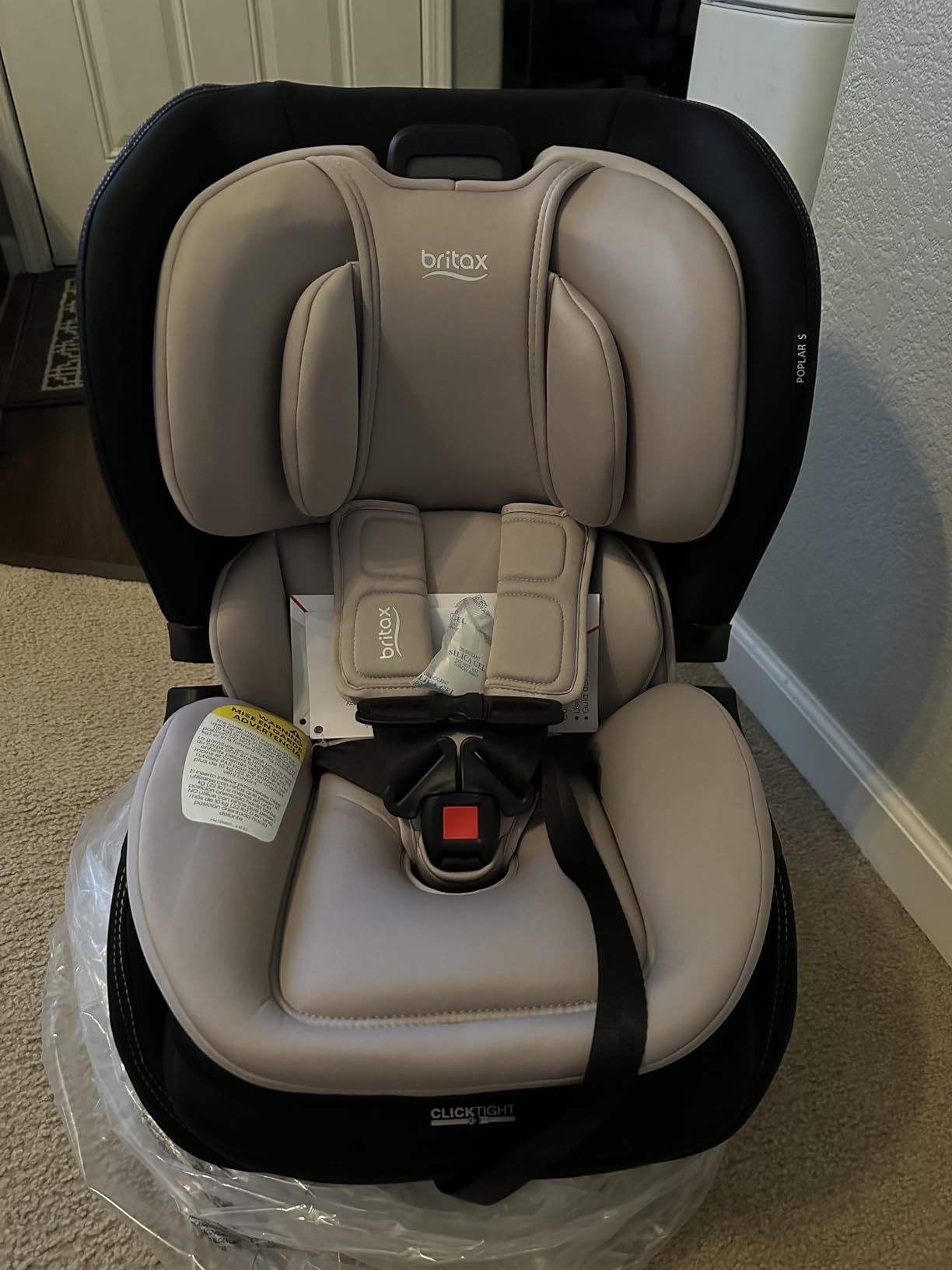 Britax Poplar S Convertible Car Seat, 2-in-1 Car Seat with Slim 17-Inch Design, ClickTight Technology, Ruby Onyx customer photo 2