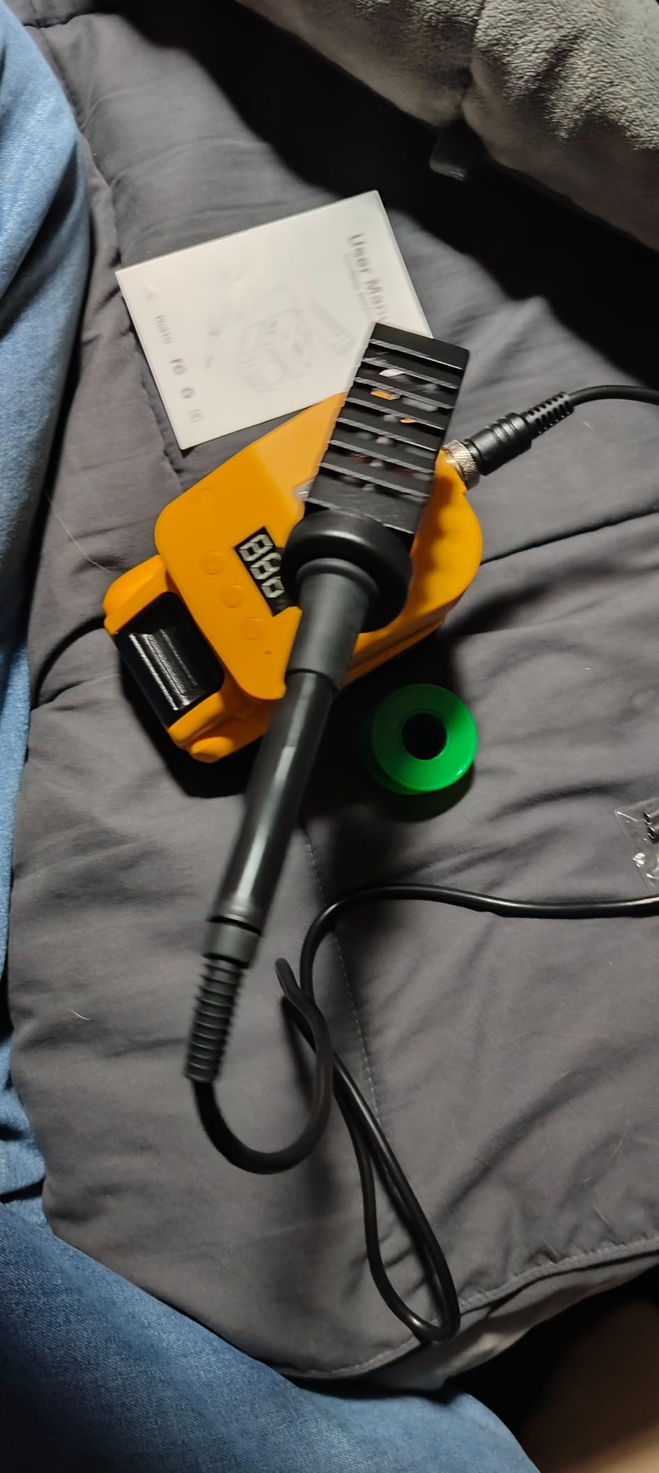 Cordless Soldering Iron Station Tool for Dewalt 20V Max Battery,PortableElectric Fast Heating Up Soldering Iron with USB&Type C for Dewalt DCB203 for DIY,Appliance Repair,Wire Welding(NO Battery) customer photo 2