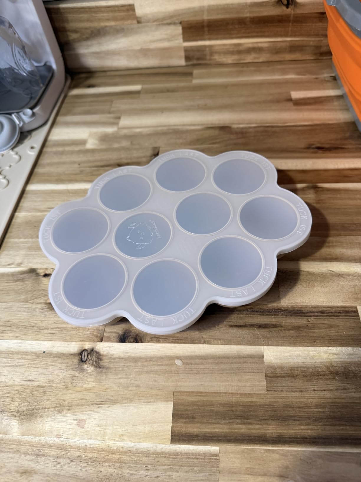 KeaBabies Silicone Food Freezer Trays with Lid, 2oz x 10 Pods, Slate customer photo 1