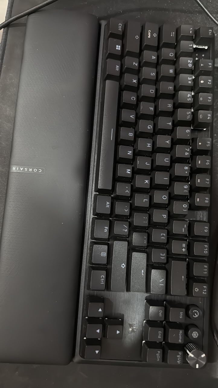 Corsair K70 PRO TKL RGB Tenkeyless Mechanical Wired Gaming Keyboard – Pre-Lubed Hall Effect MGX Hyperdrive Adjustable Switches, Simultaneous SOCD and Rapid Trigger, ABS Double-Shot, QWERTY NA – Black customer photo 2